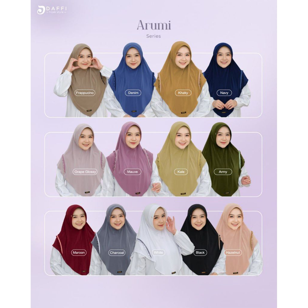 ARUMI JILBAB INSTAN BY DAFFI HIJAB