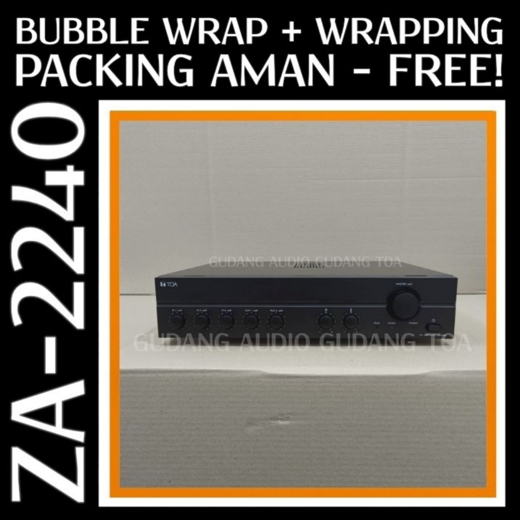 ZA-2240 POWER MIXER AMPLIFIER TOA ZA-2240 ZA 2240 240 WATT AMPLI TOA