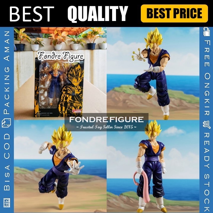 SHF VEGITO TRUMP CARD DEMONIACAL FIT SH FIGUARTS VEGITTO SUPER SAIYAN VEGETA SON GOKU DRAGON BALL Z 