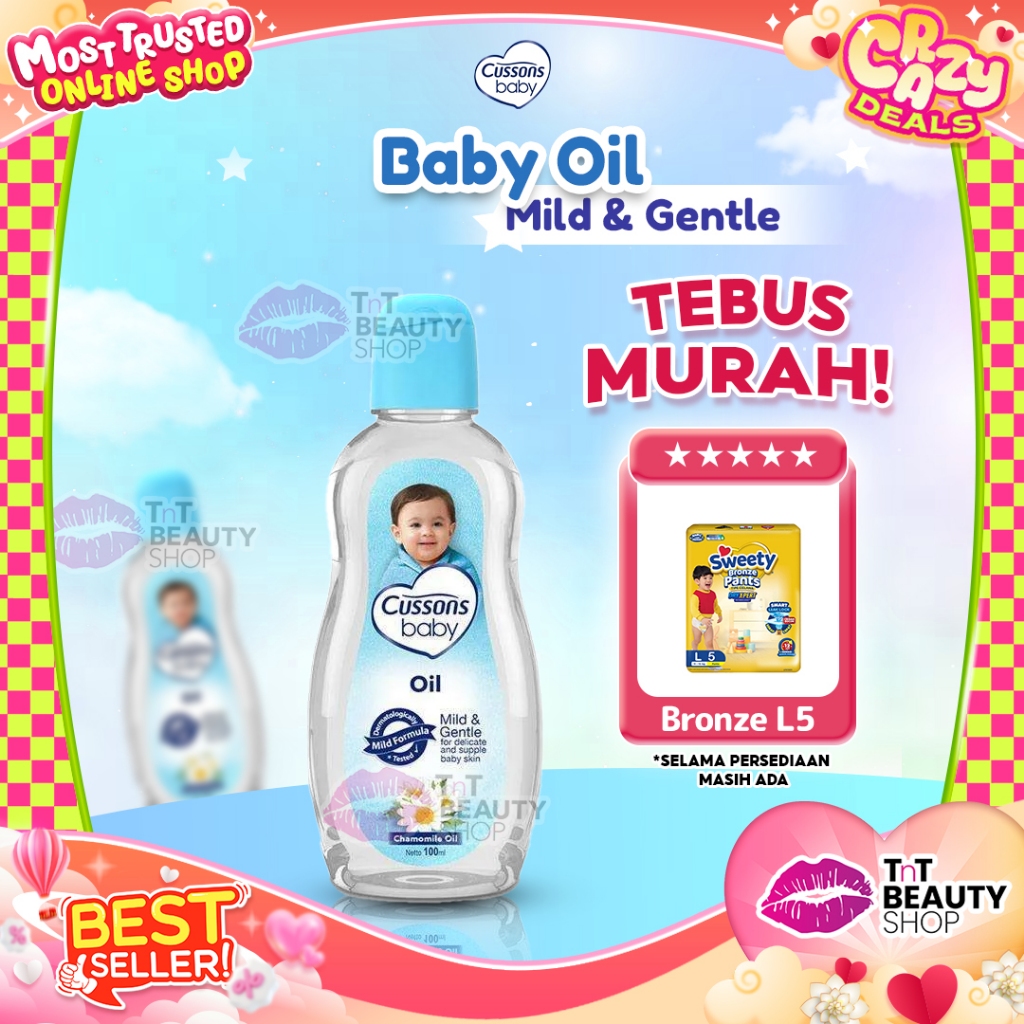 Cussons Baby Oil Mild & Gentle l TnT Beauty Shop