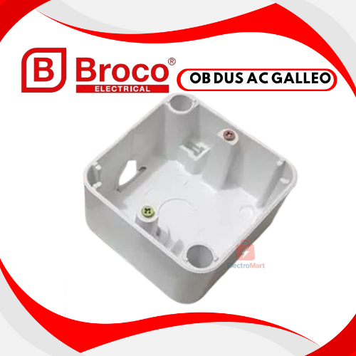 BROCO OUTBOW DOOS SEGI / PERSEGI PUTIH 4101 OB DOS OPBOW DUS TEMPEL WHITE 4101-535 ORIGINAL - Outbow