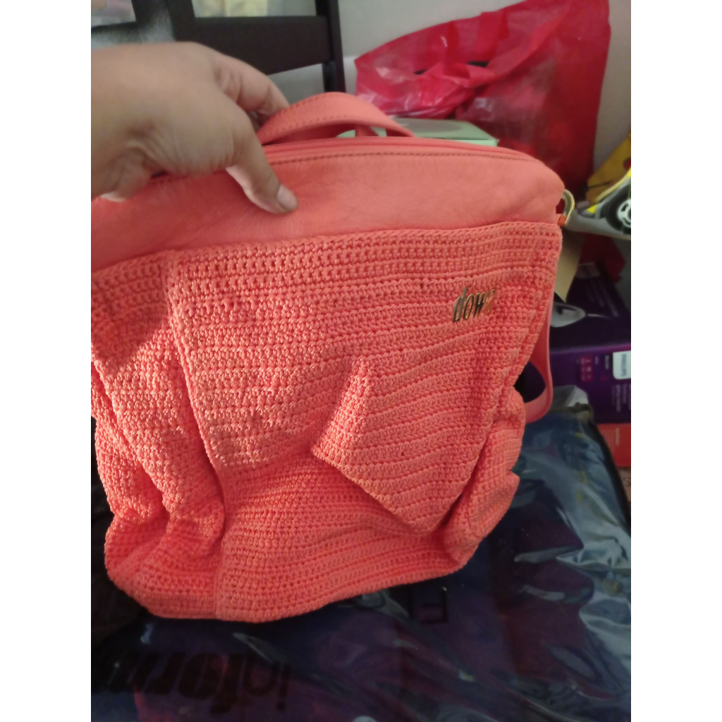 tas dowa model ransel warna orange preloved pl