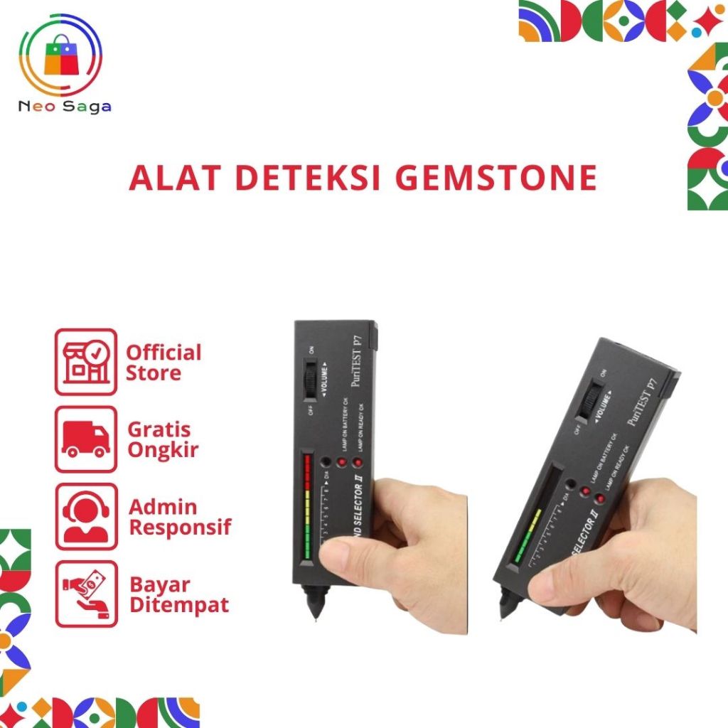 Alat Deteksi Gemstone / Berlian/Diamond - Alat tester Batu Mulia