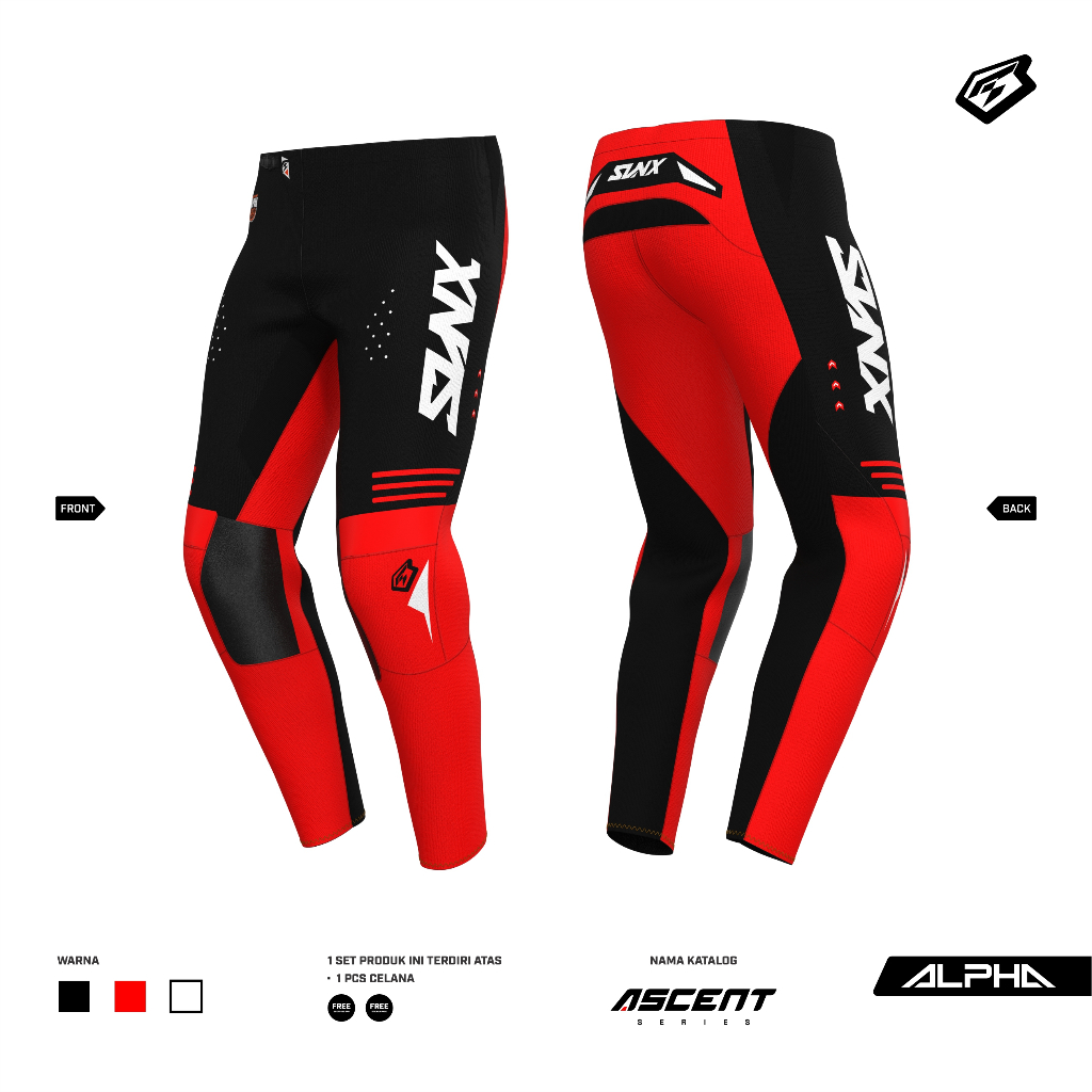 PANTS MX CUSTOM / CELANA TRAIL / CELANA MOTOCROSS / TRAIL ADVENTURE PANTS SVNX TYPE ALPHA PANTS ALPH