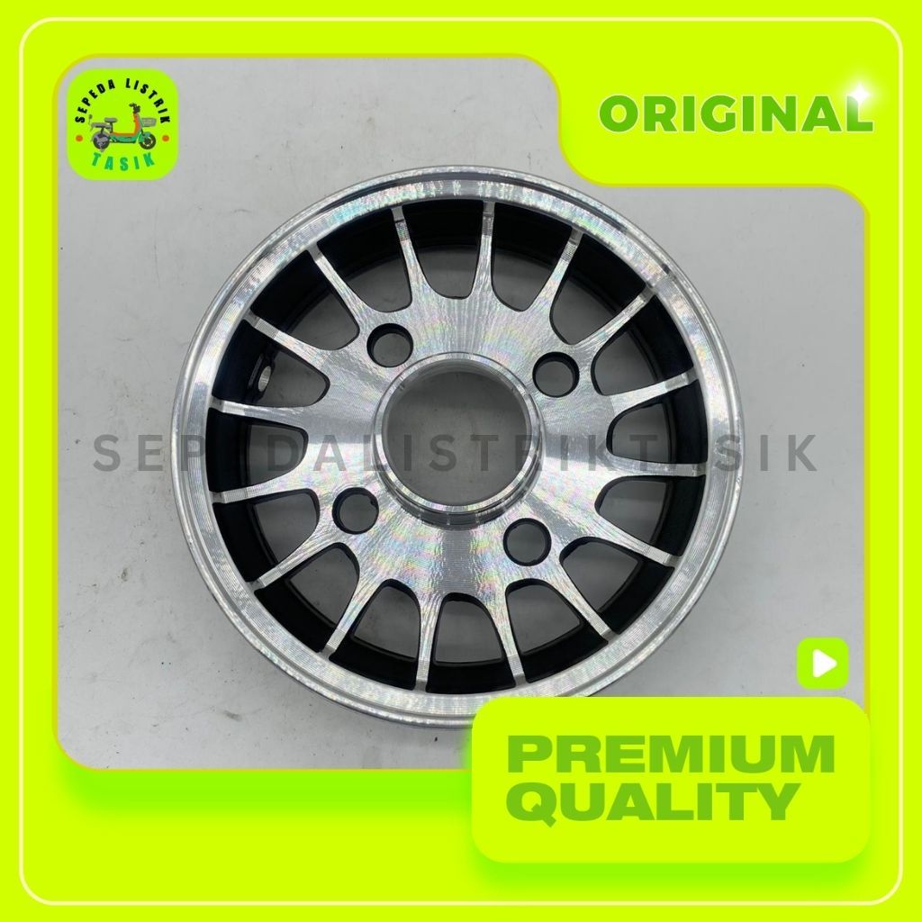 VELG DEPAN BELAKANG SEPEDA LISTRIK VIAR ER1 RODA TIGA - 97011-ETT-000 - ORIGINAL 100% - SPAREPART SE