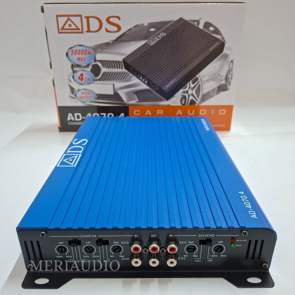 Power Amplifier ADS Power 4Channel Amplifier ADS AD 40704 Chanell