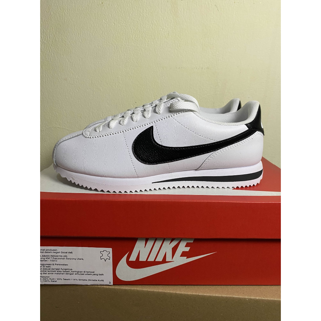 Nike Cortez White Black Original Womens Size
