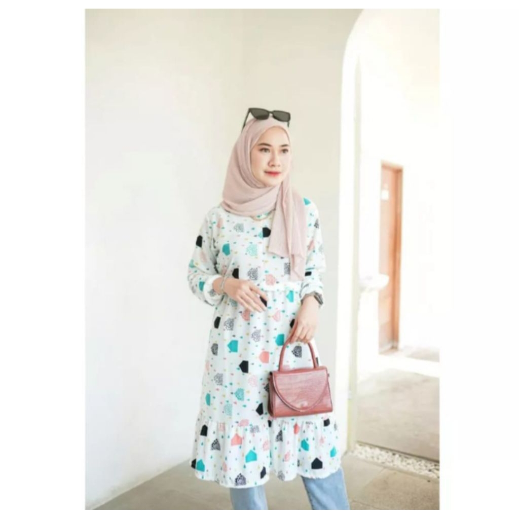 Tunik Monalisa Jumbo Style Korea
