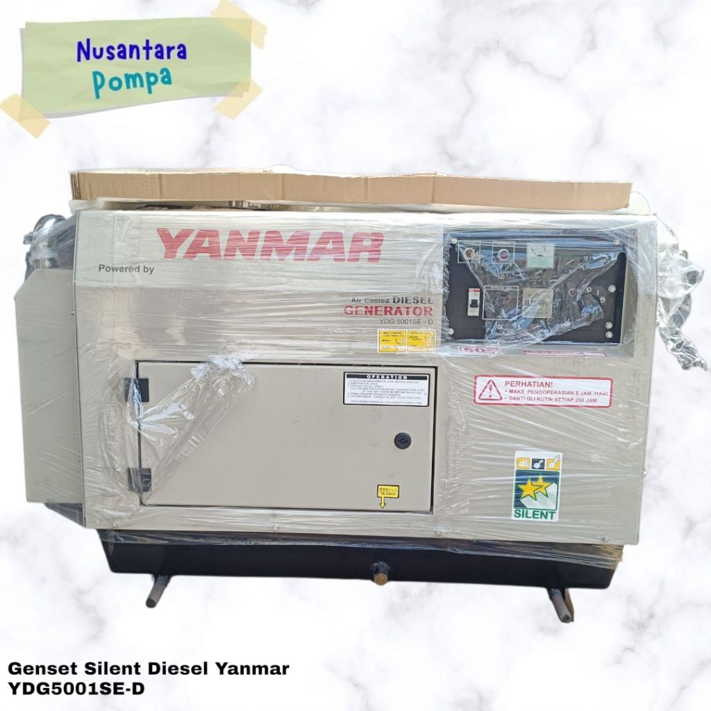 Genset Silent Diesel Yanmar YDG5001SE-D