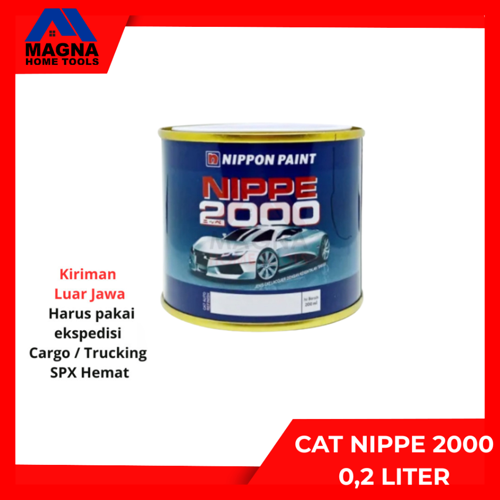 CAT MOBIL/MOTOR NIPPE 2000 0.2 LT PUTIH/HITAM/HITAM DOP/SILVER/CLEAR/KUNING/BIRU [ORI]