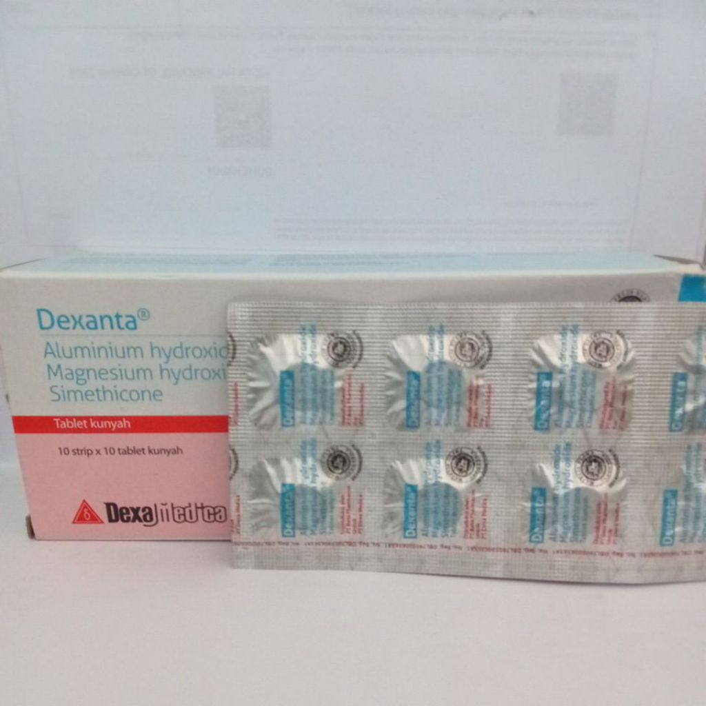 dexanta 1 strip 10 tablet obat maag