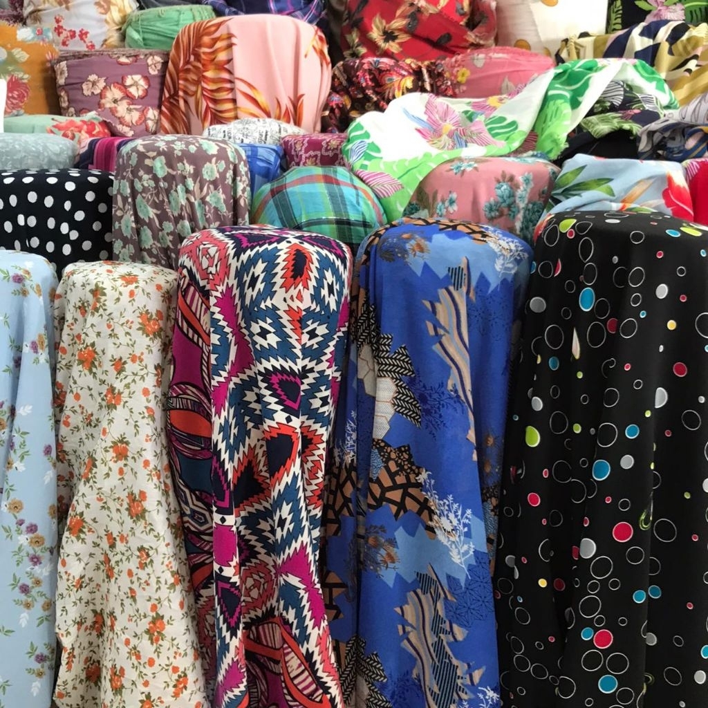 kain ceruti motif - kain ceruty motif bunga - kain sifon Ceruti motif bunga ajjj