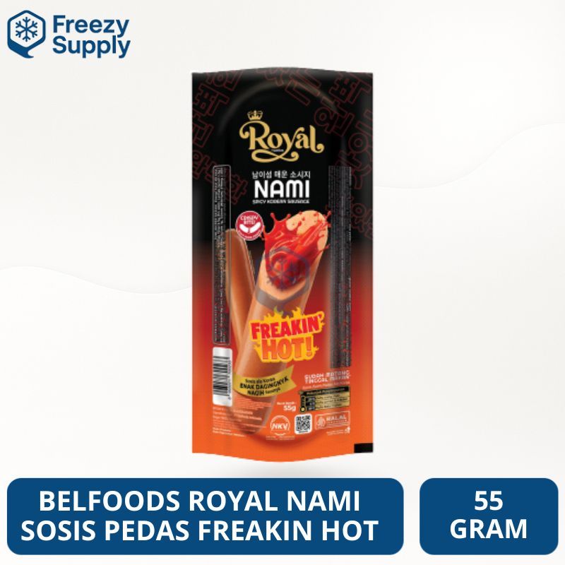 Belfoods Royal Nami Sosis Pedas 55 gr Freakin Hot