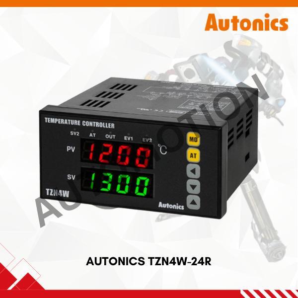 Autonics Kontrol Suhu Digital TZN4W-24R dengan Tampilan LED 4 Digit 7-segmen dan Input Thermocouple 