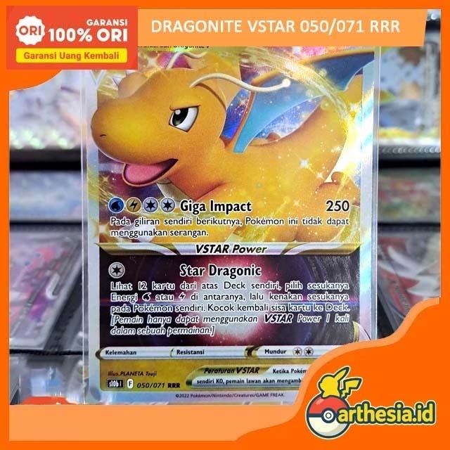 Dragonite Vstar RRR 050/071 Pokemon TCG Indonesia