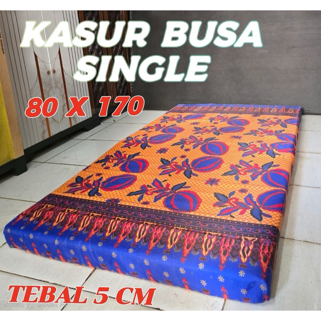 ( instan Kurir ) KASUR BUSA SINGLE EKONOMIS TIPIS 5 CM PAS 1 BADAN 80 x 170