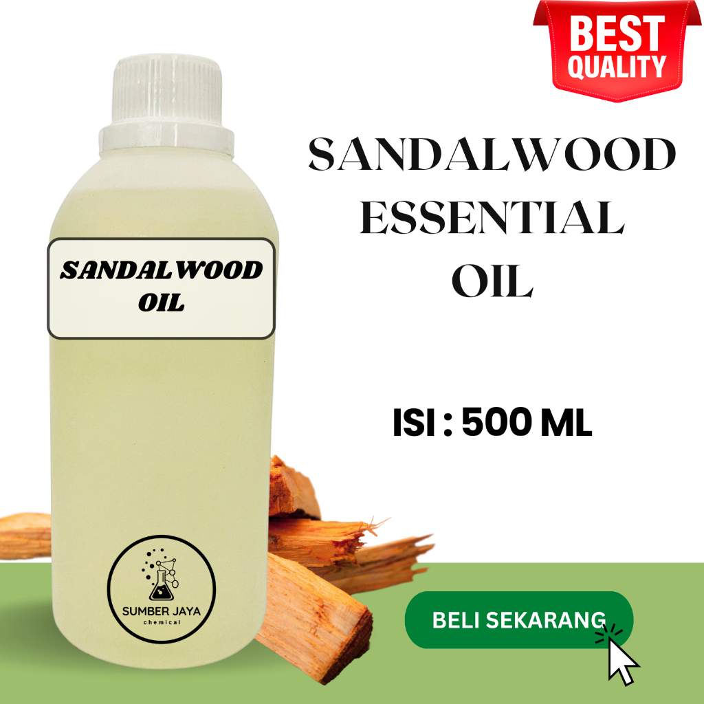 Sandalwood Essential Oil / Sandalwood Oil / Minyak Sandalwood / Minyak Cendana 500 ML