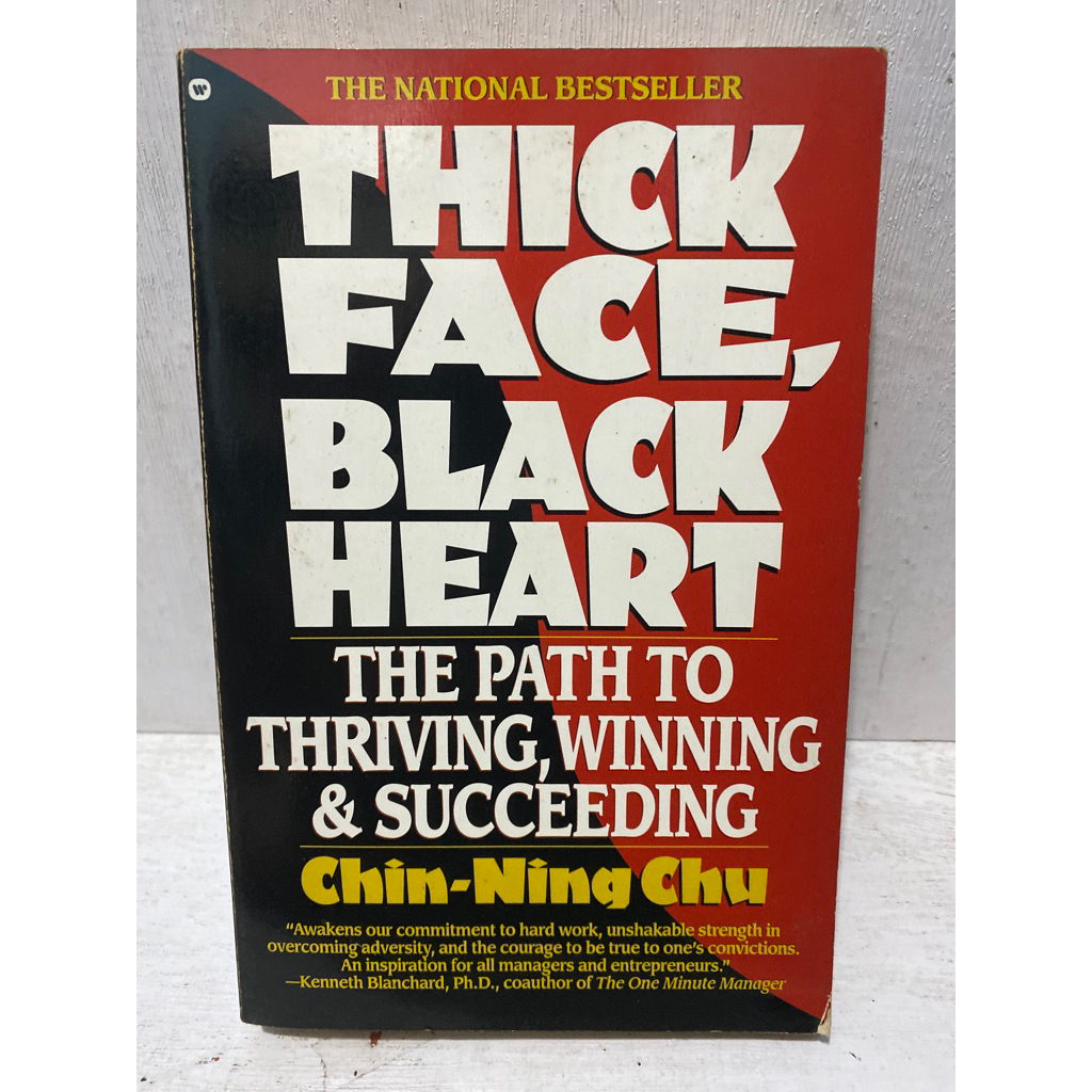 Buku Original THICK FACE BLACK HEART THE PATH TO THRIVING WINNING & SUCCEEDING - CHIN NING CHU