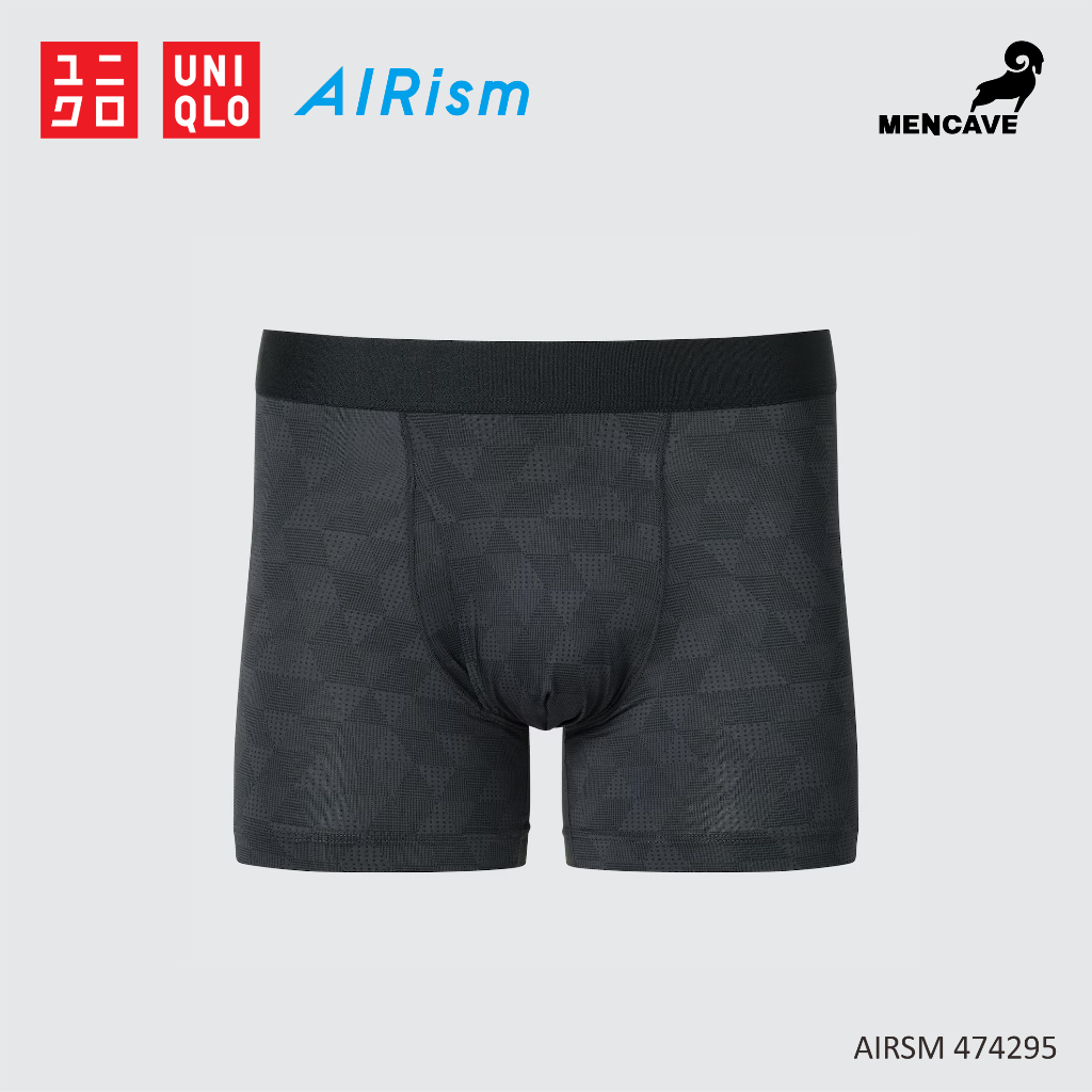 UNIQLO AIRSM Celana Dalam Boxer Laki laki Super Nyaman Adem 474295