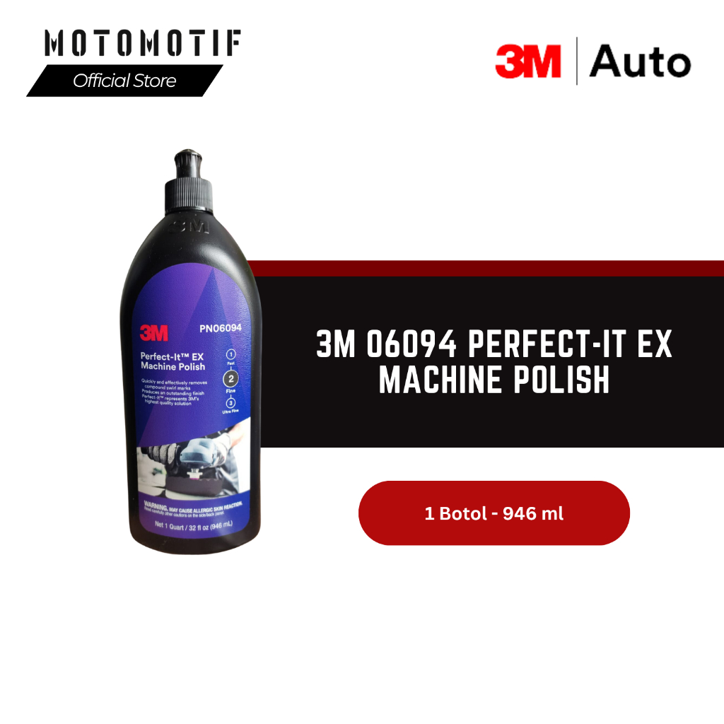 3M 06094 Perfect-it Ex Machine Polish - Poles Kompon Terbaik Body Repair