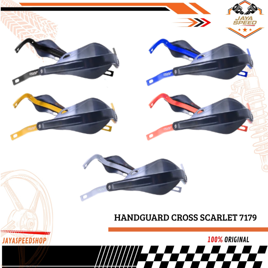 HANDGUARD CROSS SCARLET RACING 7179 TRAIL HANDGUARD TULANG PELINDUNG TANGAN