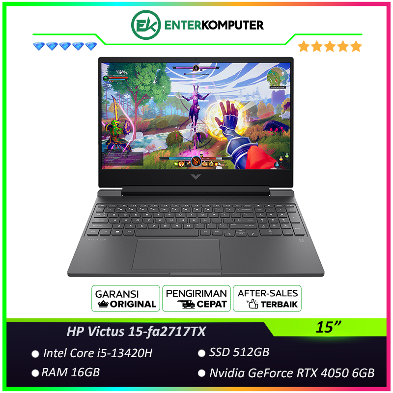 HP Victus 15-fa2717TX - Core i5-13420H RAM 16GB