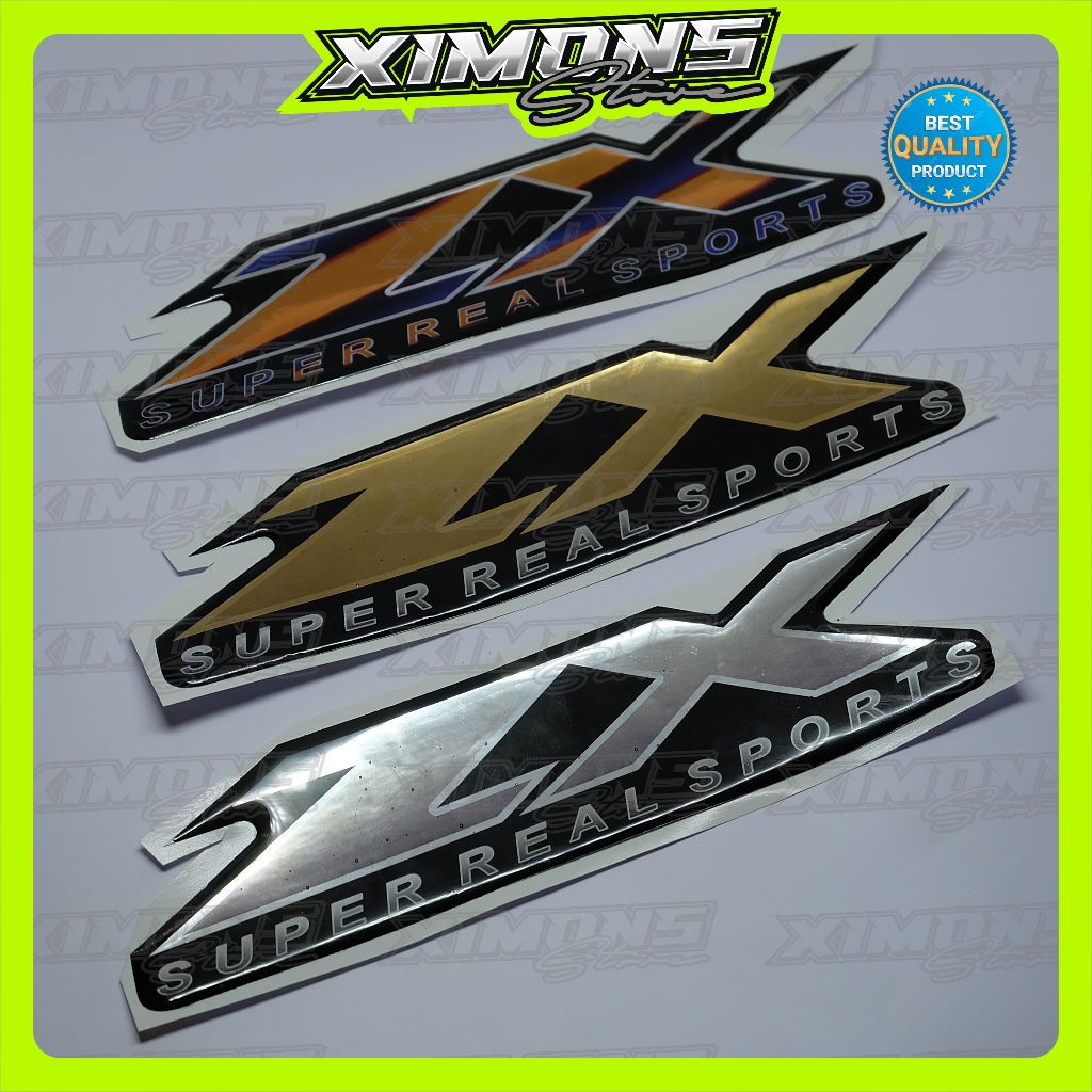 Emblem Timbul ZX Ninja 150 / Emblem ZX Kawasaki Ninja 150 / Stiker ZX Ninja
