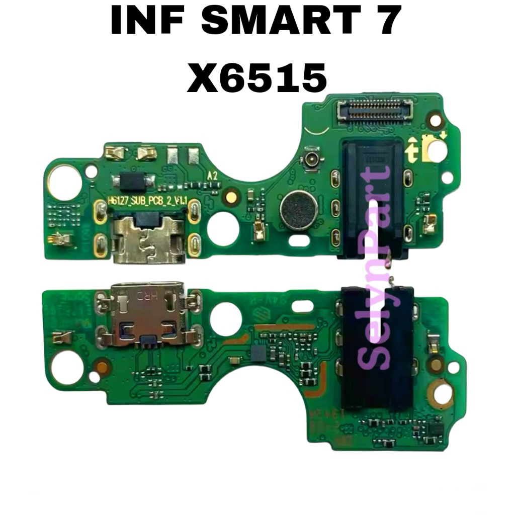 PAPAN CAS / PCB CAS / CONECTOR CAS HP INFINIX SMART 7 (X6515)