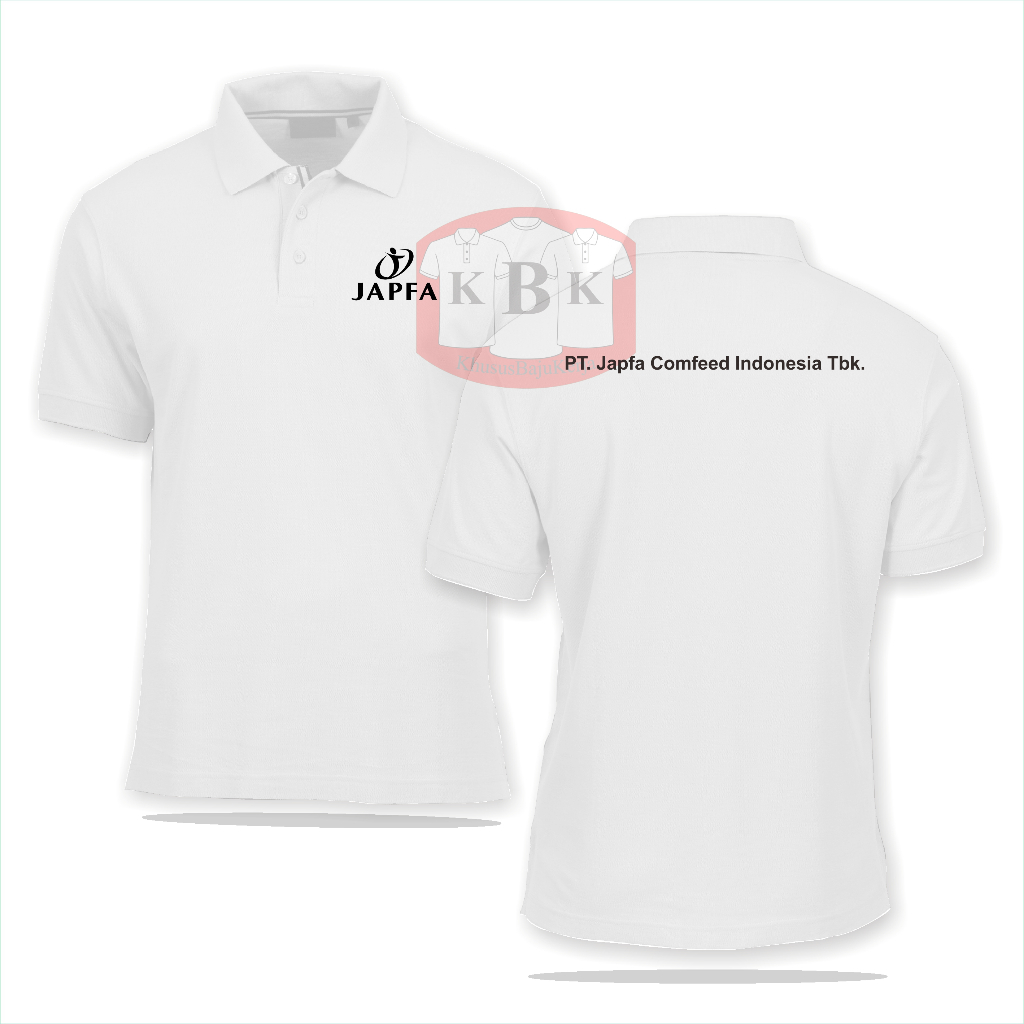 Baju Kerja Polo Pria Wanita Japfa Comfeed Indonesia Pertanian / Custom Kaos Promosi / High Quality