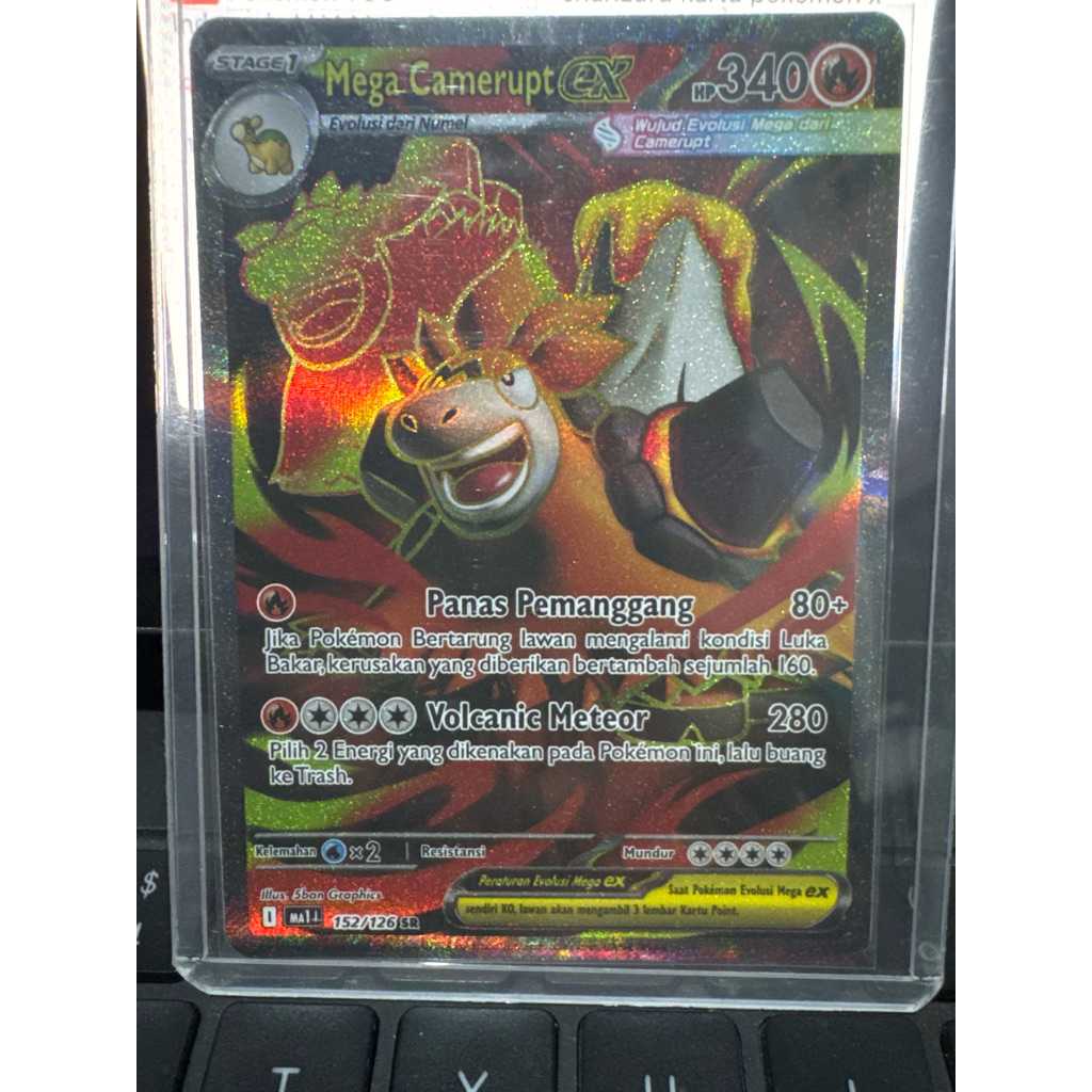 Tcg Mega Camerupt EX SR 152/126