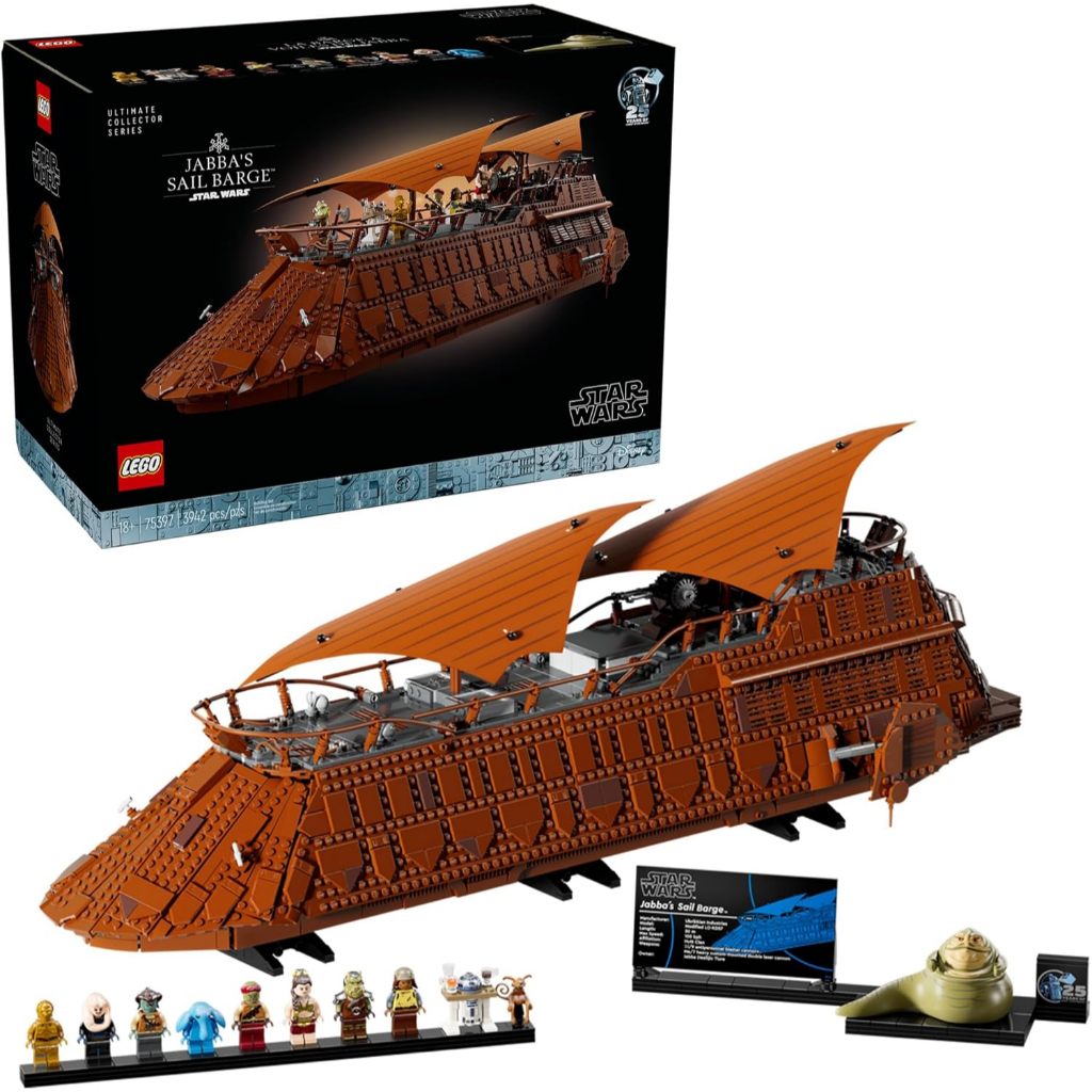 LEGO Star Wars Jabba's Sail Barge Building Sets 75397 Minifigures