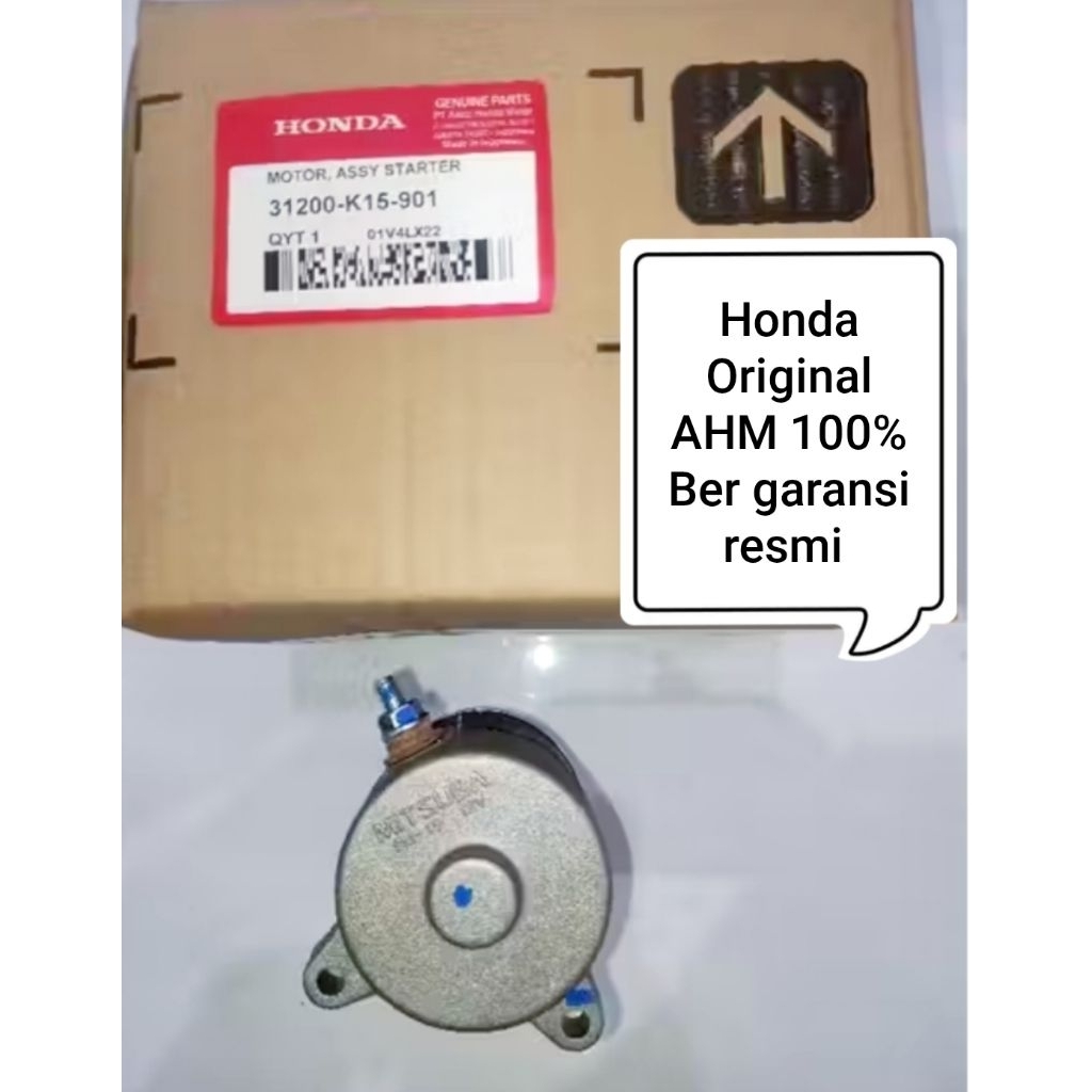 Dinamo starter Honda original AHM 100% CB150R StreetFire K15G OLD 2012-2015 CBR150R K45 LOKAL OLD 20