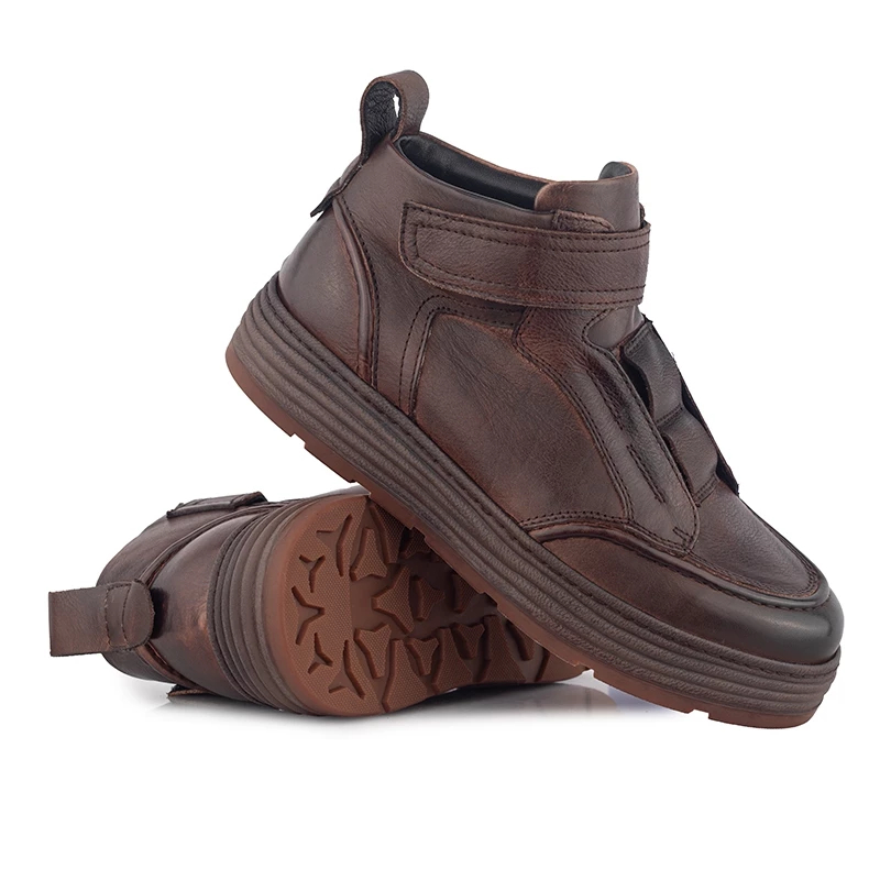 Gino Mariani Kenzo Coffee Sepatu Pria Boots Casual