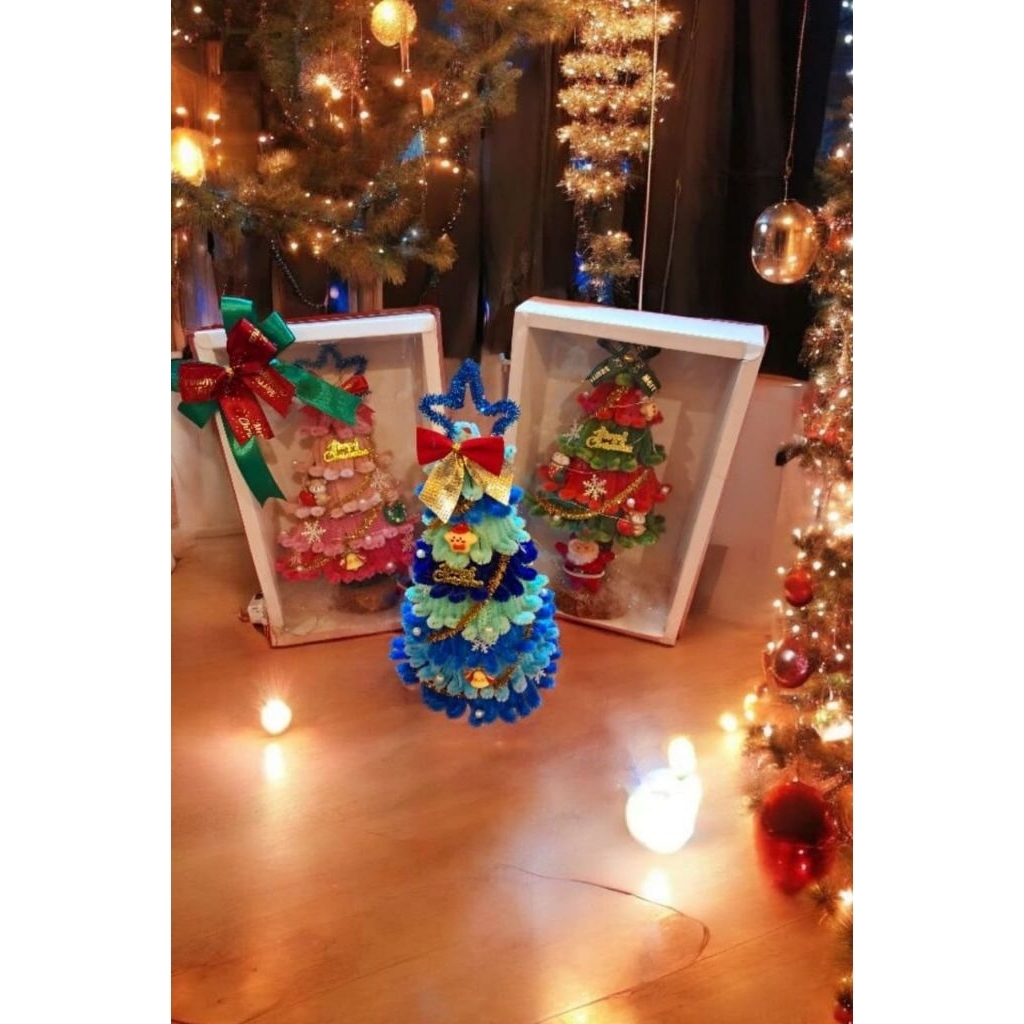 Pohon natal mini/ pohon natal pajangan/ pohon natal hias mini dekoratif/pohon natal hias