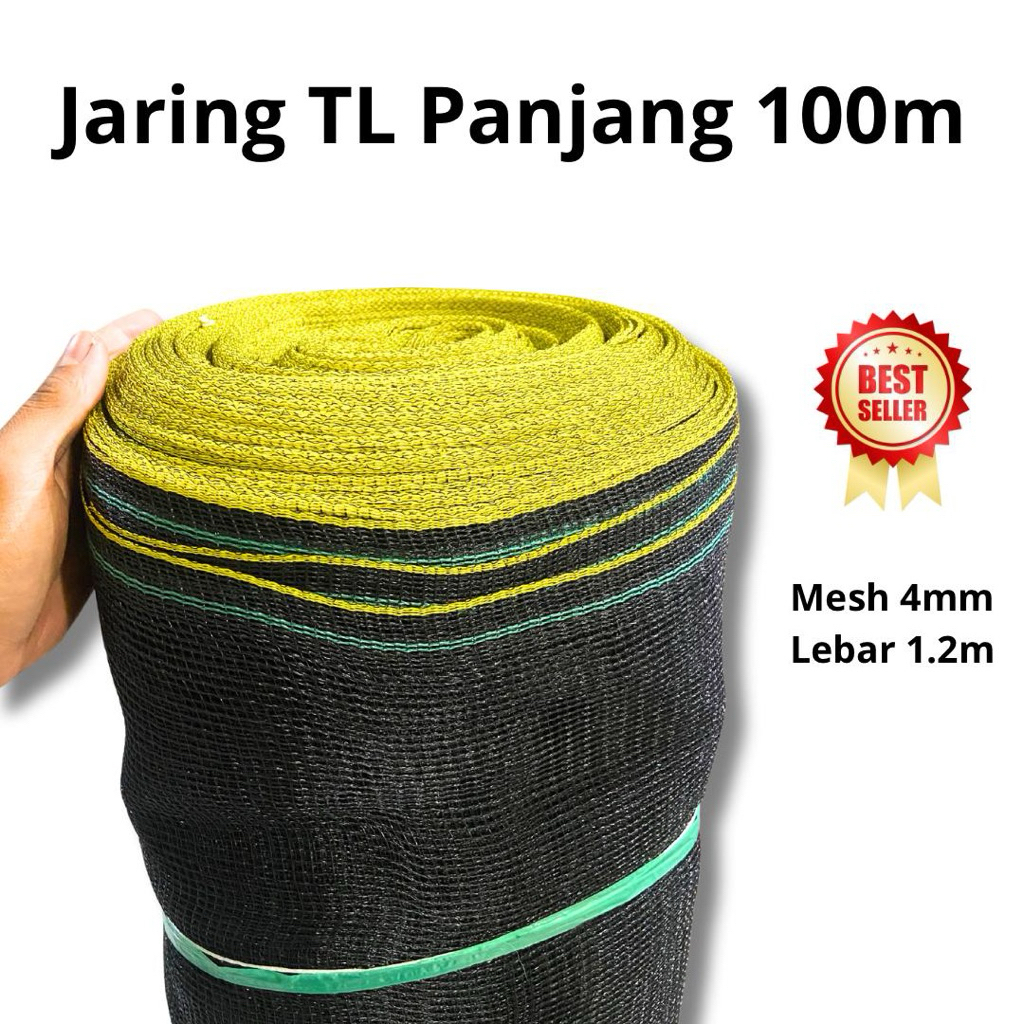 Jaring Waring TL Panjang 100m x Lebar 1.2m-Waring TL Pagar Ayam Panjang 100 meter-Jaring Pagar Ayam 