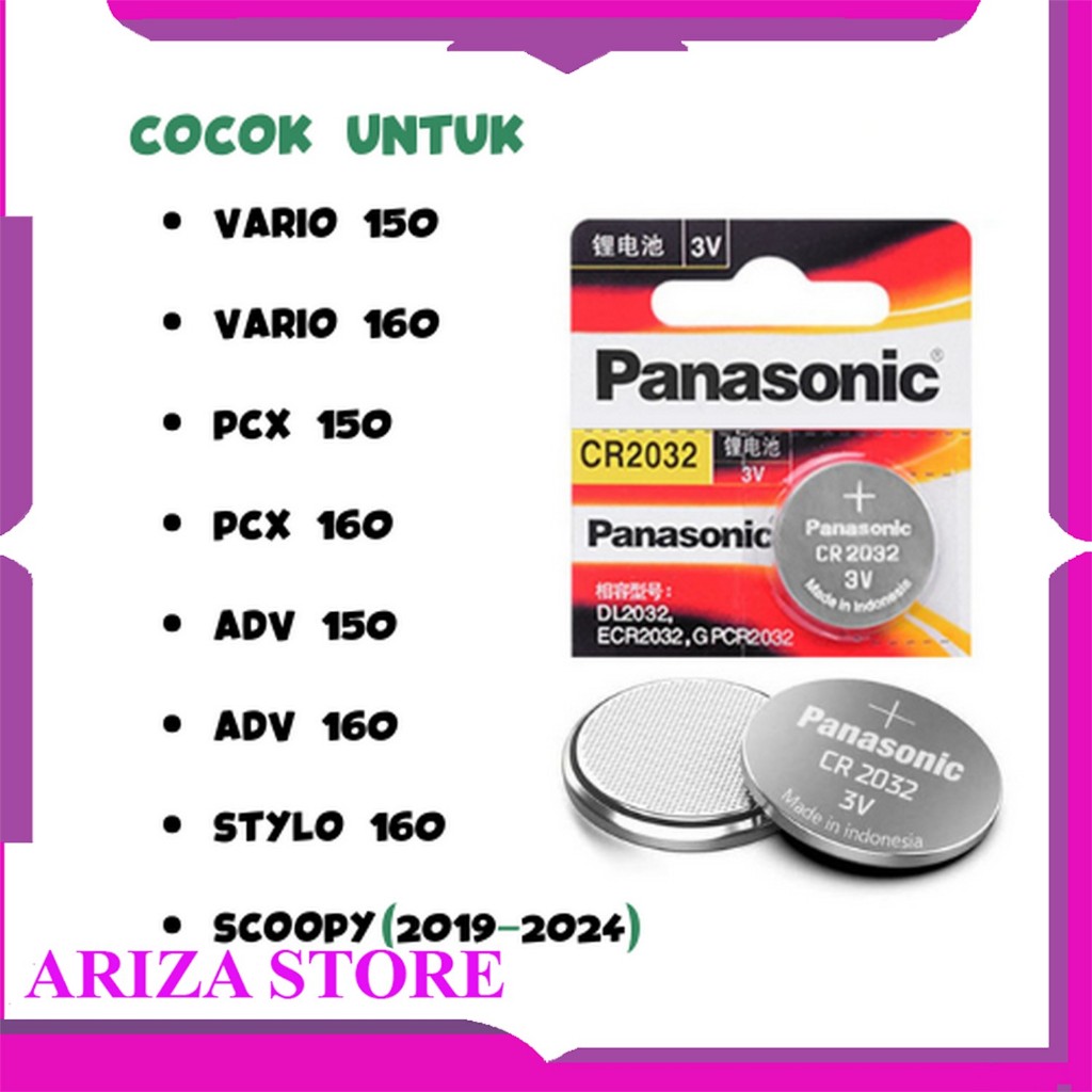 Baterai Remot Motor Vario 150 160 PCX 150 160 ADV 150 160 New Vario 125 Scoopy Batre Remot Keyless
