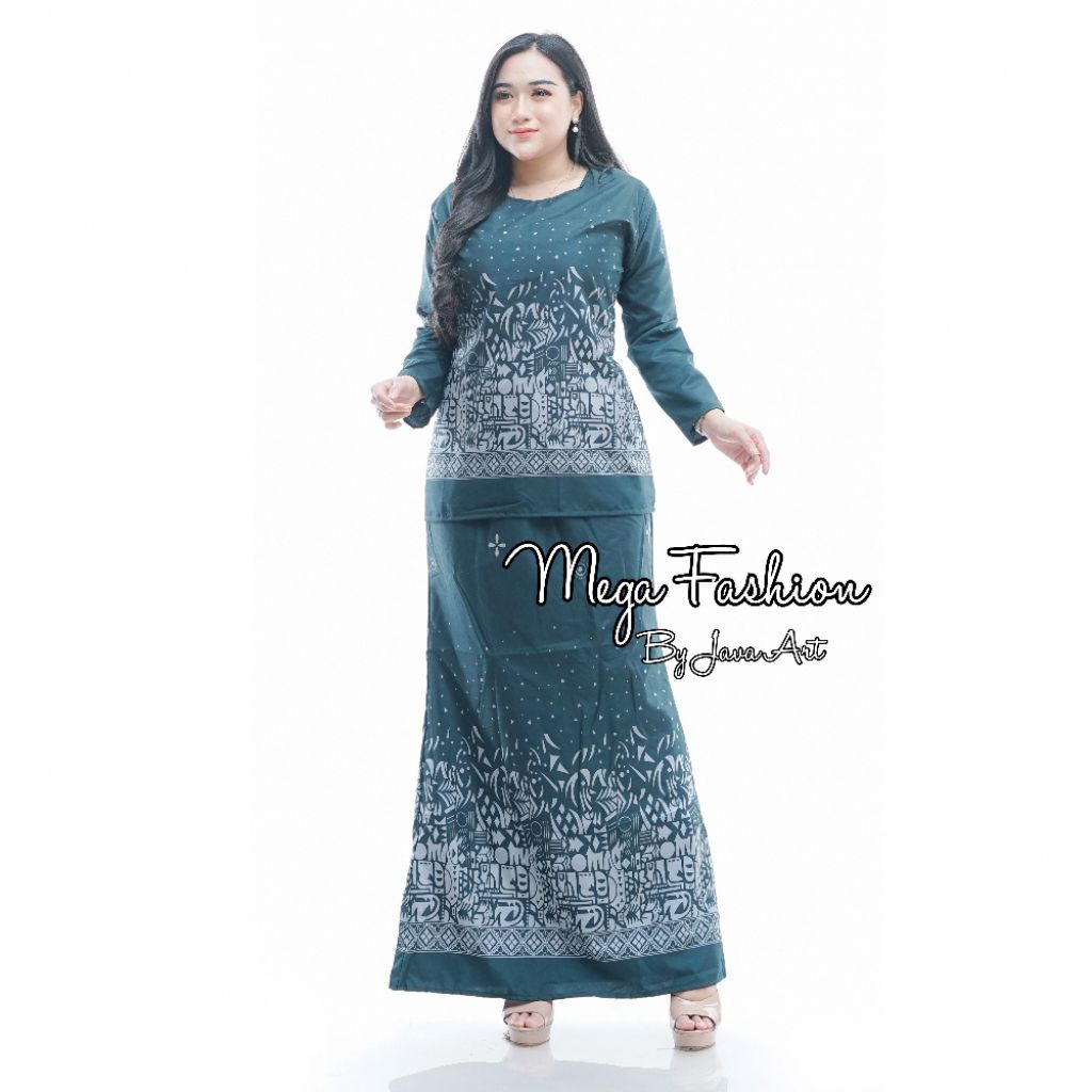 MEGA - BAJU KURUNG WANITA MELAYU TERBARU SETELAN BATIK WANITA MODERN 2022 BAJU KURUNG MALAYSIA 2022 