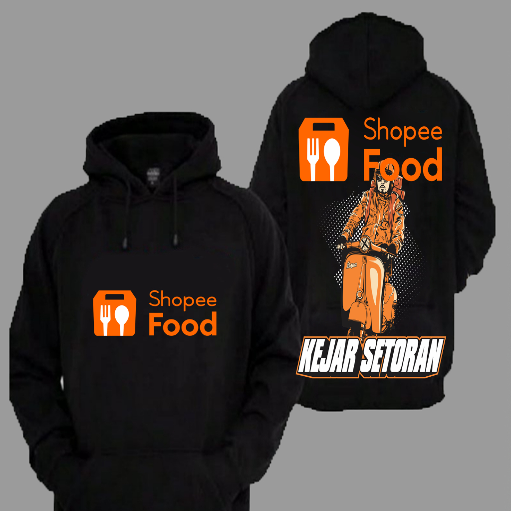Sweater Hoodie Distro ShopeeFood Kejar Setoran Target COD Campaign Promo Premium Terbaru