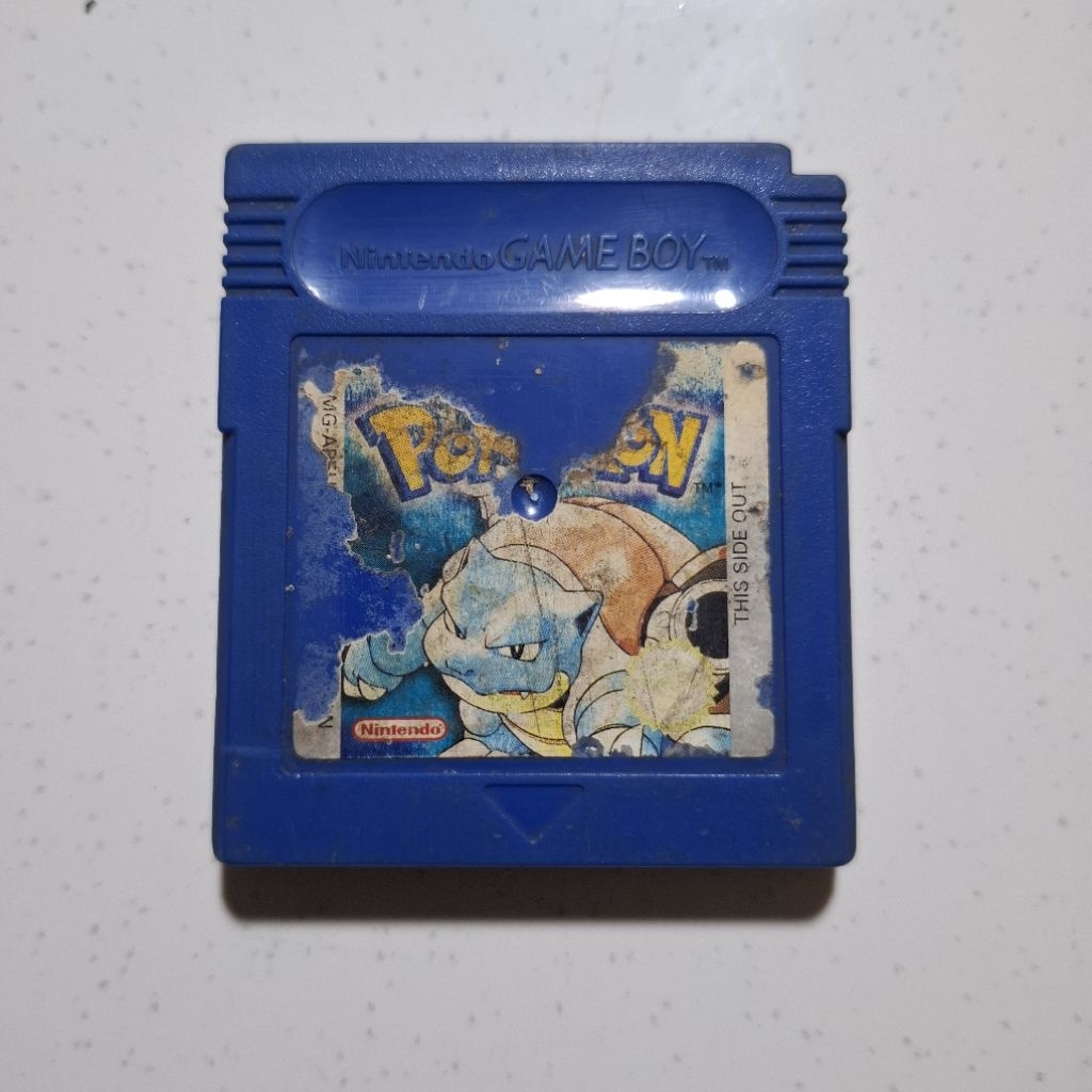 Kaset Gameboy GBC DMG Pokemon Blue Original Second