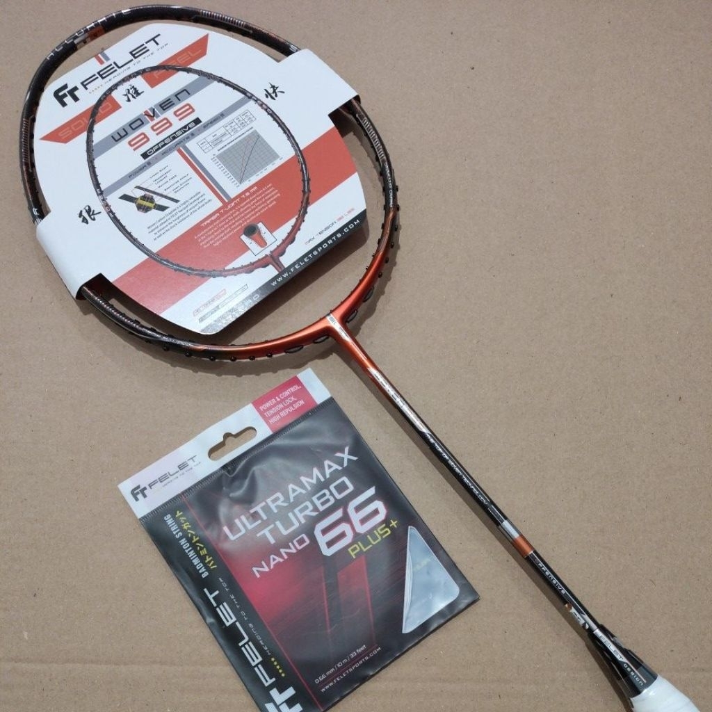 Raket Badminton Felet Woven 999 Original