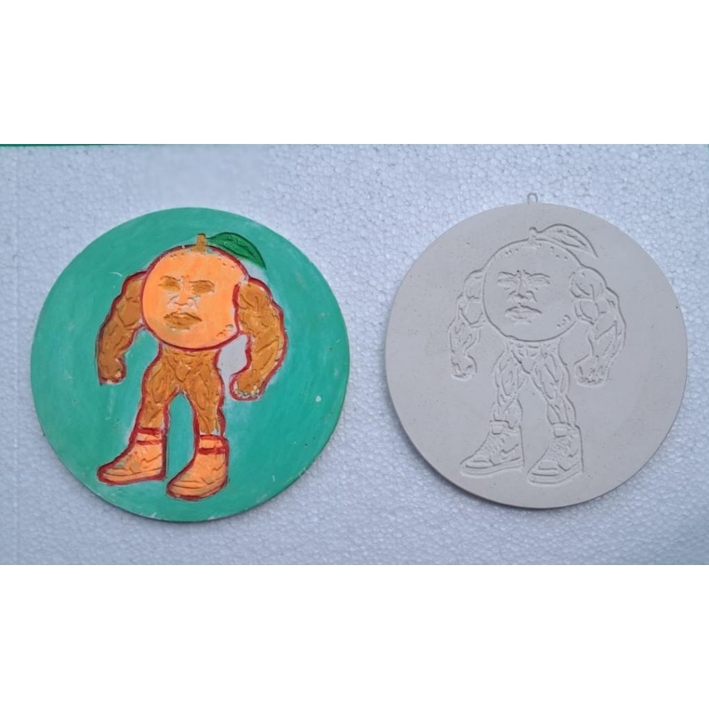 Gypsum Lukis/Mewarnai Gypsum/Ornamen Dinding/Hiasan Dinding ballerina capuccina