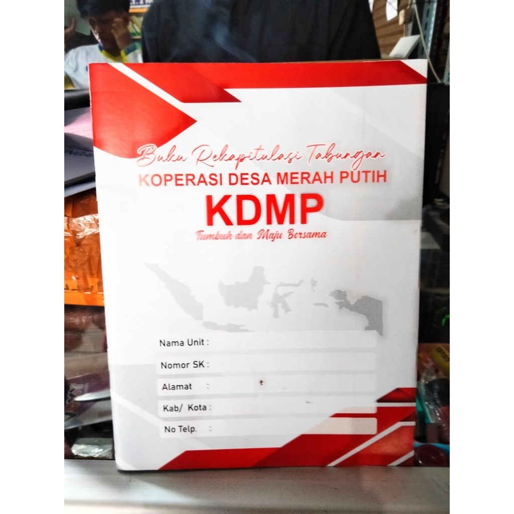 Buku Rekapitulasi Tabungan Koperasi Desa Merah Putih