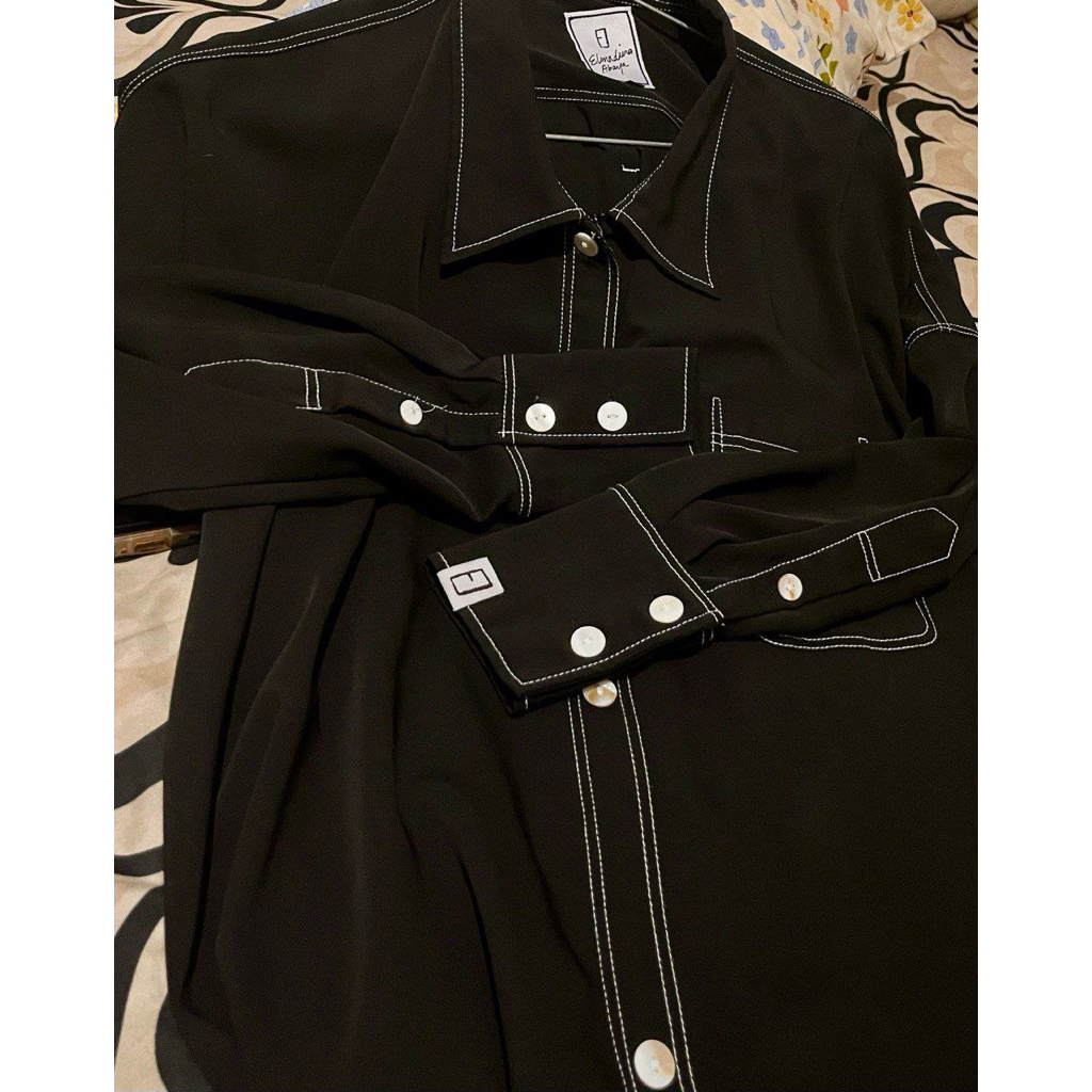 kemejabaya elmadina black mina
