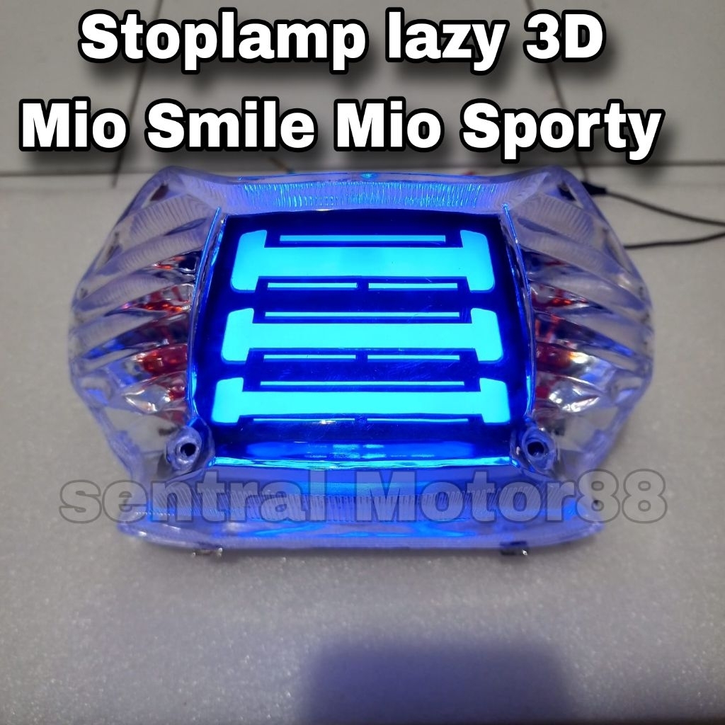 Stoplamp Lazy 3D Mio Smile Mio Sporty Full Set Custom Variasi Senja Kedip Lampu Stop Set Lazy Mio Sm