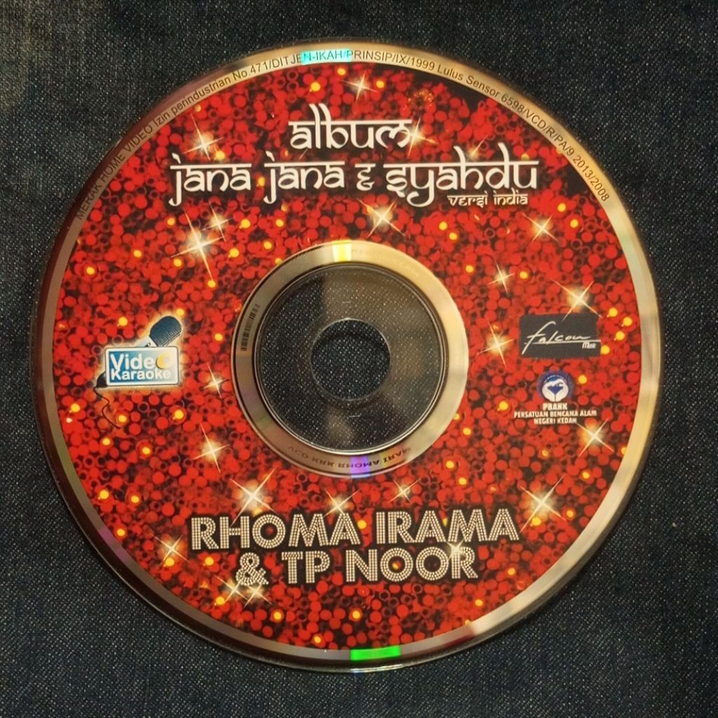 VCD Dangdut Karaoke Rhoma Irama TP Noor Jana Jana