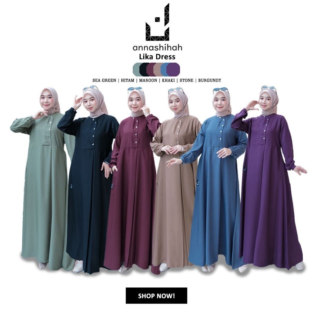 LIKA DRESS/ALULA DRESS ORY BY ANNASHIHAH/ALULA ABAYA ORY BY ANNASHIHAH/ALULA DRESS ORY ANNASHIHAH