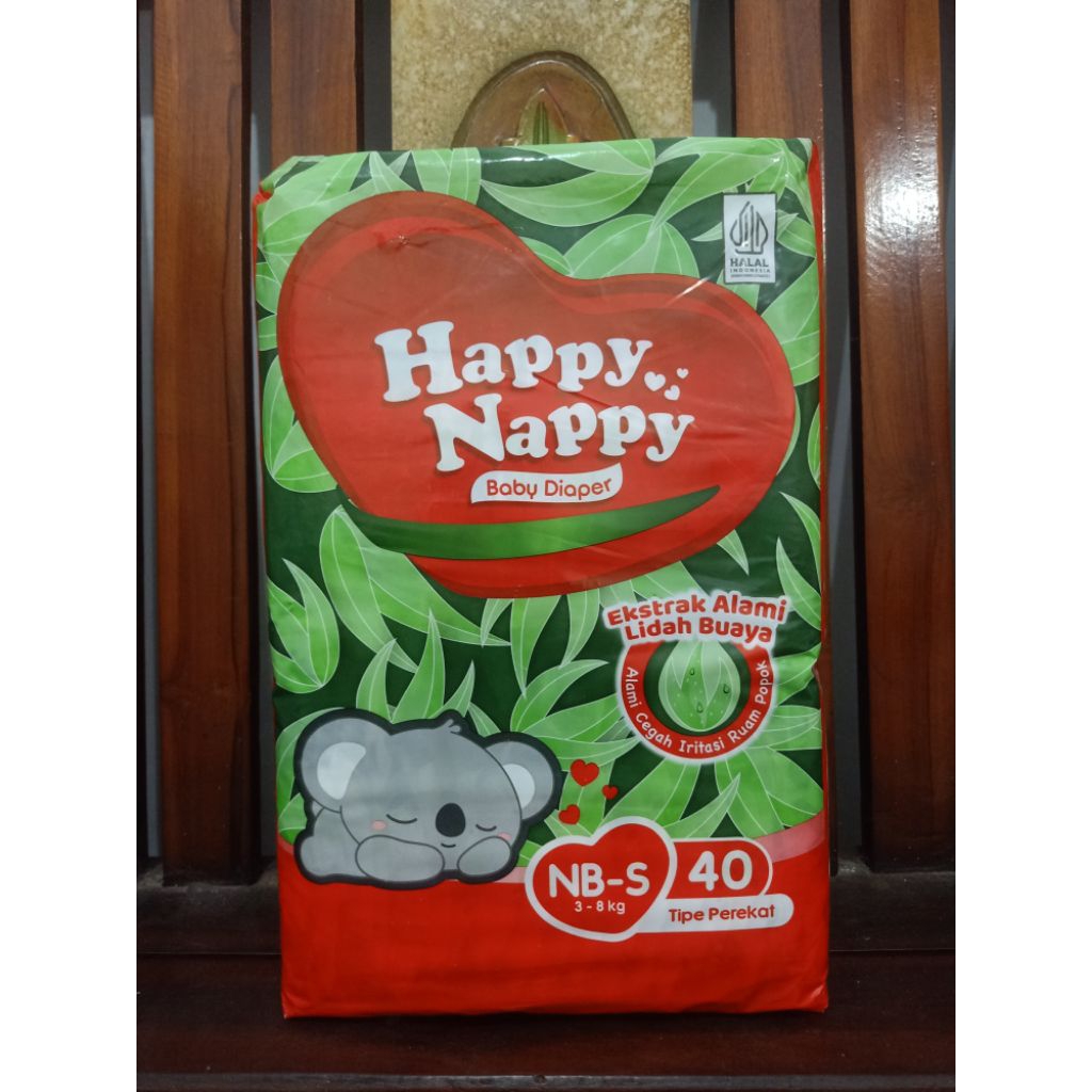 Happy Nappy Baby Diaper Perekat NB-S 40