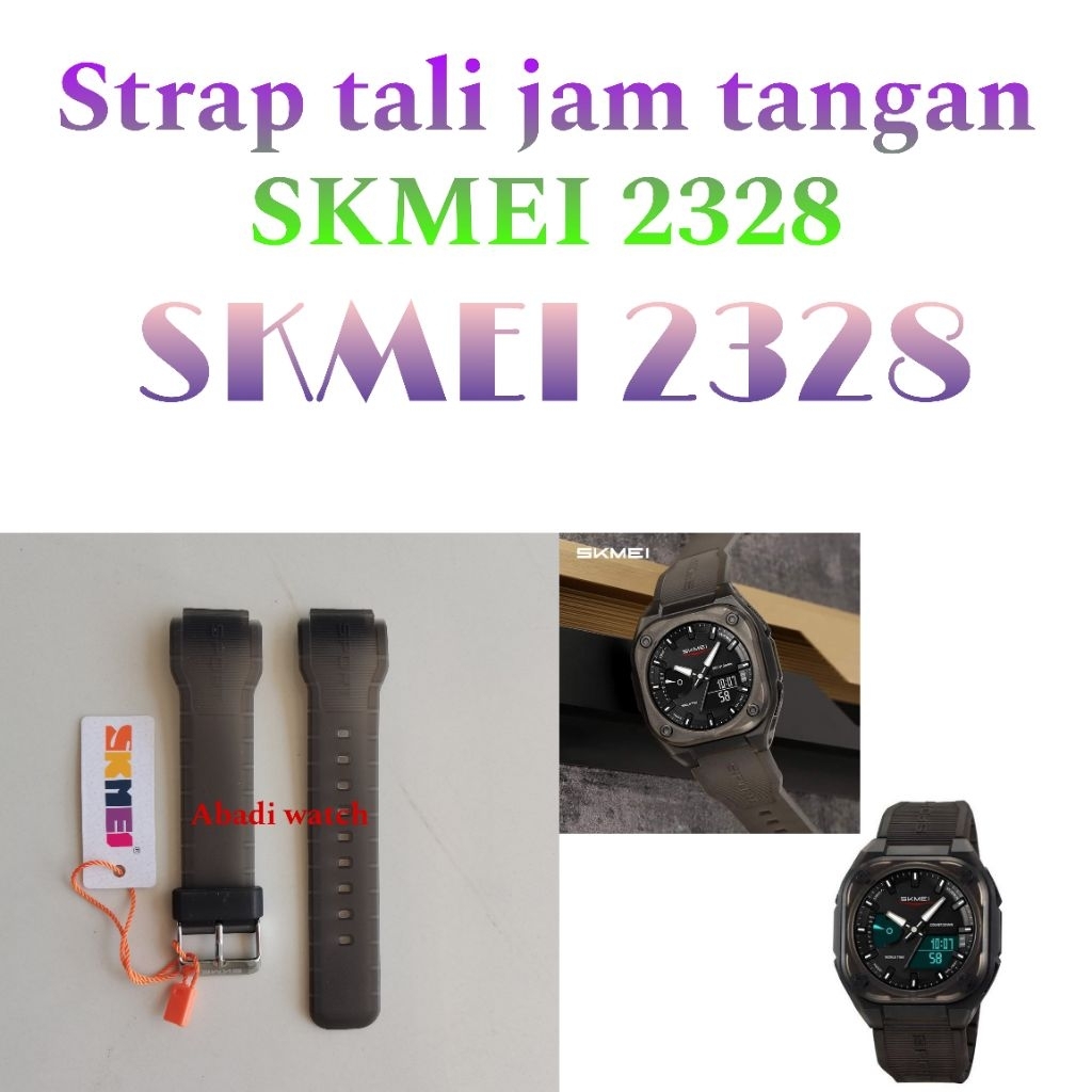 Strap Tali Jam Tangan Skmei 2328 Strap tali jam tangan SK 2328 SK2328  SK-2328 New Arrival