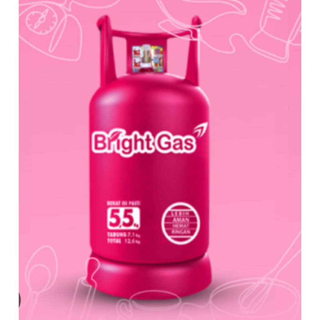GAS ELPIJI 5.5 KG TABUNG GAS + ISI