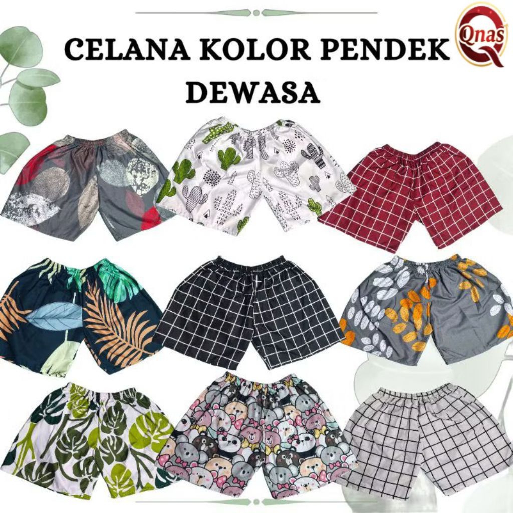 1 Kodi Celana Boxer | 1 Kodi Celana Boxer Pria Bahan Katun Adem Allsize